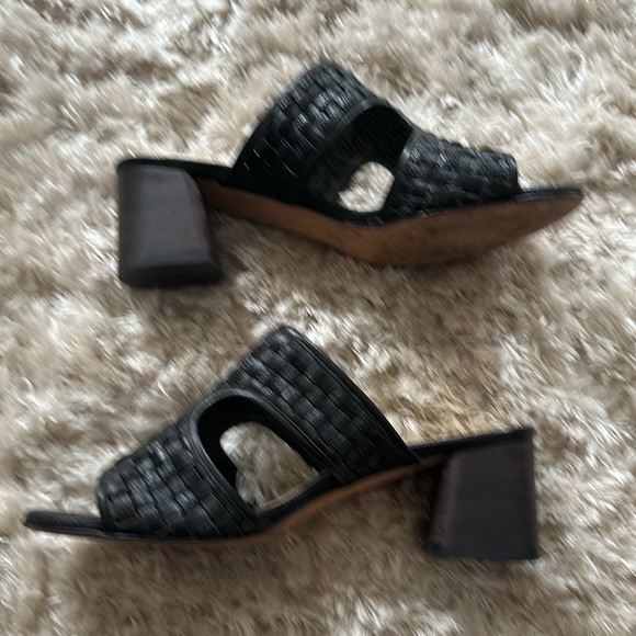 Napoleoni black heeled sandals - Picture 3 of 7